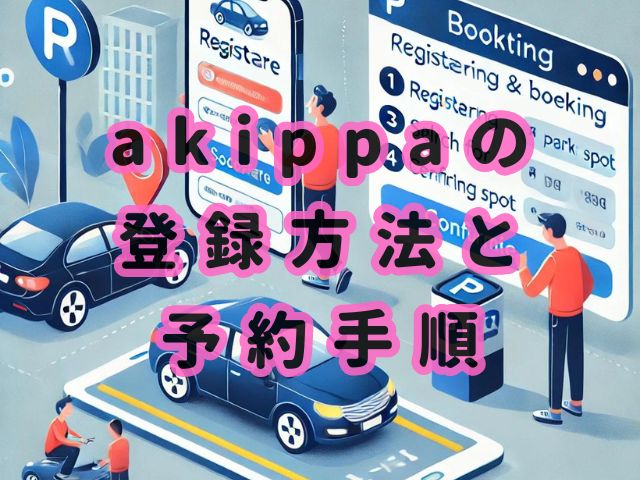 akippaの登録方法と予約手順