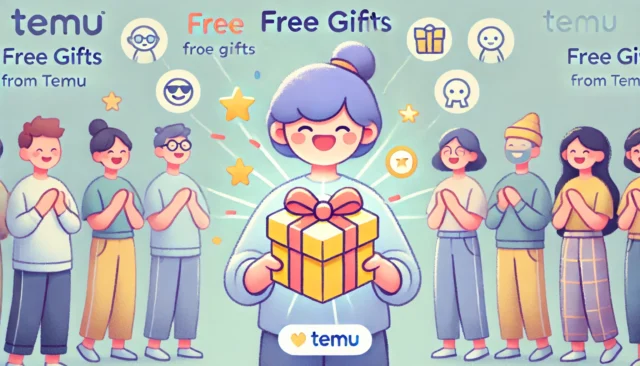 Temuの無料ギフトをもらった体験の紹介