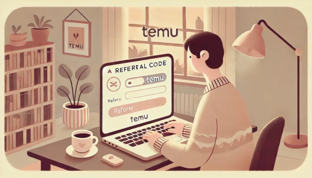 Temuで紹介コードの入力はどこにする？